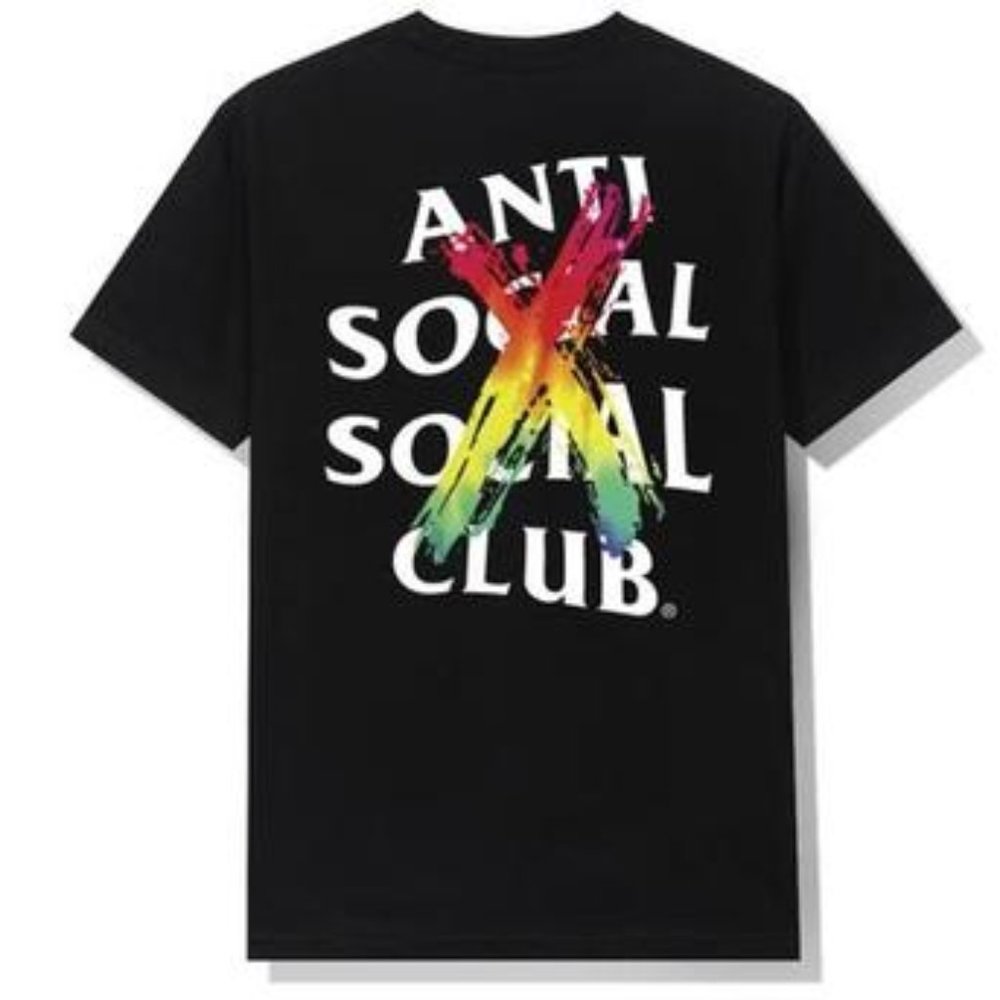 Anti Social Social Club Cancelled Rainbow Tee DS ASSC